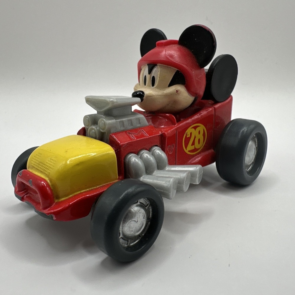 Mattel Disney Mickey Mouse Roadster Racer HOT ROD Race Car DTT44
